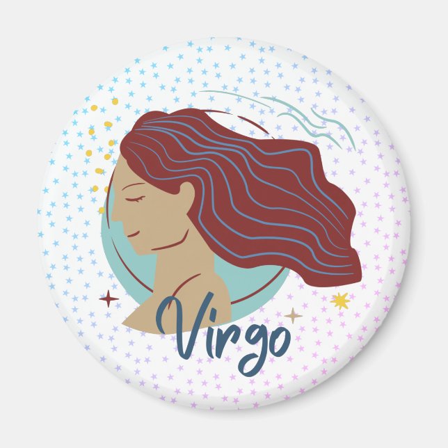 Aimant Zodiac, Femme Virgo moderne (Devant)