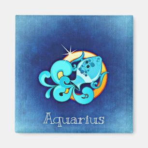 aimant zodiaque aquarius
