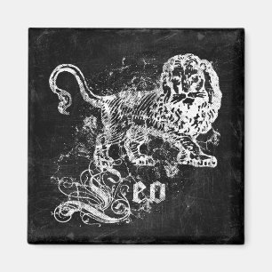Aimant Zodiaque Vintage Lion