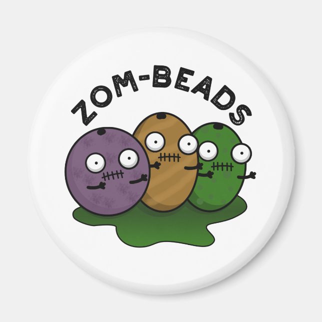 Aimant Zom-perles amusant Halloween Zombie perles jeu (Devant)