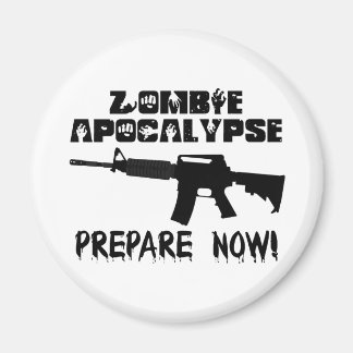 Aimant Zombie Apocalypse Préparer maintenant