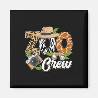 Aimant Zoo Crew Safari Animals Wildlife Animal Wild Field