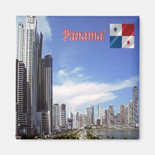 Aimant zPA006 PANAMA, Skycrapers, Amérique, Frigo