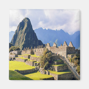 Aimant zPE003 MACHU PICCHU, Pérou, Amérique, Réfrigérateu