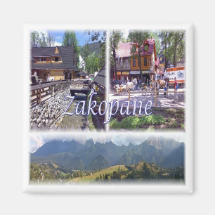 Aimant zPL007 ZAKOPANE, Pologne, Europe, Fridge