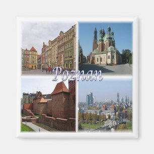 Aimant zPL008 POZNAN, Pologne, Europe, Fridge