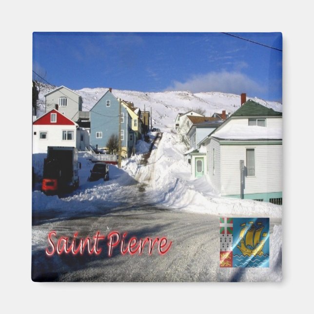 Aimant zPM005 SAINT PIERRE, San Pierre Miquelon, Réfrigér (Devant)