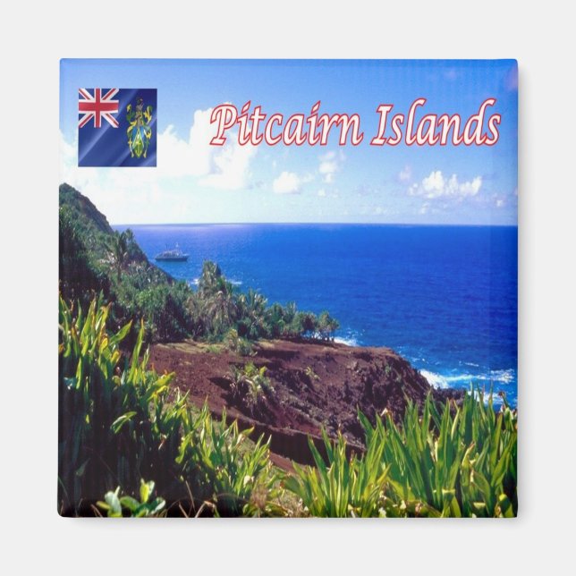 Aimant ZPN005 SAINT PAUL Point, Îles Pitcairn, Réfrigérat (Devant)