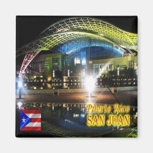 Aimant zPR009 PORTO RICO, San Juan, Centre de Congrès,