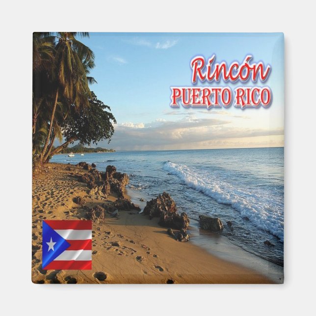 Aimant zPR013 RINCON, Porto Rico, Amérique, Frigo (Devant)