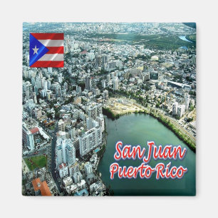 Aimant zPR015 PORTO RICO, San Juan, America, Fridge
