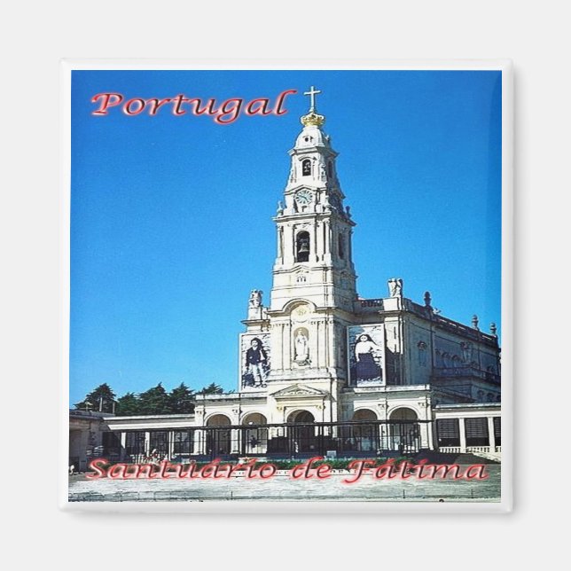 Aimant zPT011 SANCTUAIRE DE FATIMA, Portugal, Frigo (Devant)