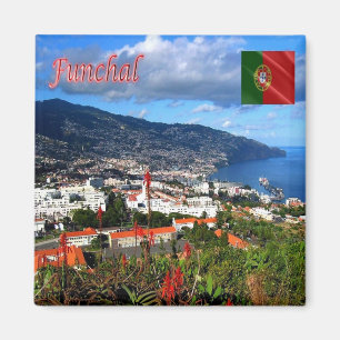 Aimant zPT022 FUNCHAL, Portugal, Europe, Fridge