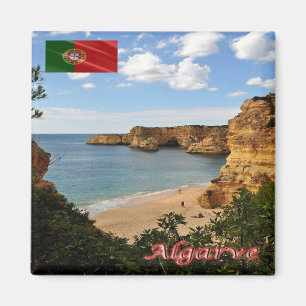 Aimant zPT027 ALGARVE Beach Marinha, Portugal, Fridge