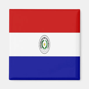 Aimant zPY001 PARAGUAY, Drapeau, Amérique, Frigo