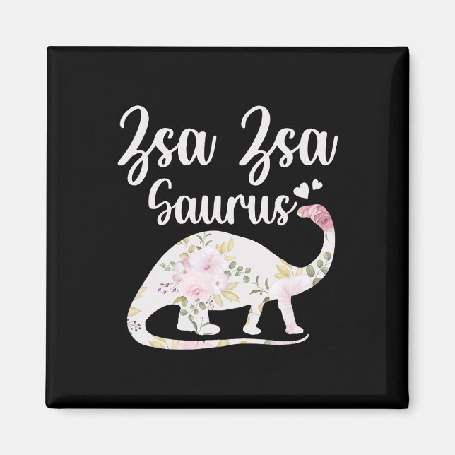 Aimant Zsa Zsa Saurus Grandma Mother's Day Thanksgiving C (Devant)