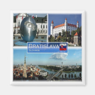 Aimant zSK004 BRATISLAVA, Slovaquie, Europe, Réfrigérateu