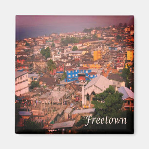 Aimant zSL005 FREETOWN, Sierra Leone, Afrique, Réfrigérat