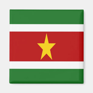Aimant zSR001 SURINAME, Drapeau, Amérique, Réfrigérateur