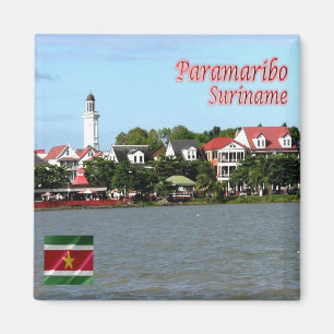 Aimant zSR006 PARAMARIBO, Suriname, Amérique, Frigo