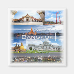 Aimant zTH003 mosaïque de BANGKOK, Thaïlande, Asie, Fridg