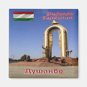 Aimant zTJ003 DUSHANBE Somoni Monument Tadjikistan, Frigo
