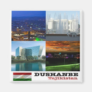 Aimant zTJ006 collage en DUSHANBE Tadjikistan Asie, Fridg