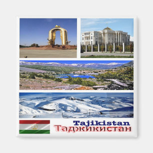 Aimant zTJ007 mosaïque du TADJIKISTAN, Asie, réfrigérateu