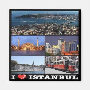 Aimant zTR012 ISTANBUL "I LOVE", Turquie, Europe, Fridge