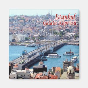 Aimant zTR016 ISTANBUL GALATA BRIDGE, Turquie, Frigo