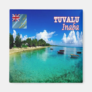Aimant zTV007 INABA, Tuvalu, Océanie, Frigo