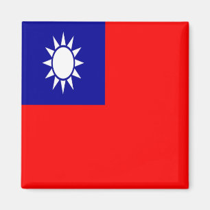 Aimant zTW001 DRAPEAU TAÏWANAIS, Formosa Taiwan, Réfrigér