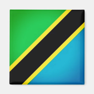 Aimant zTZ001 TANZANIE, Drapeau, Afrique, Frigo