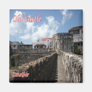 Aimant zTZ012 ZANZIBAR, Le Vieux Château, Tanzanie, Réfri