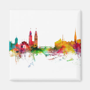 Aimant Zurich Suisse Skyline