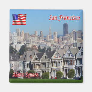 Aimant zUS086 SAN FRANCISCO, Panorama, Réfrigérateur