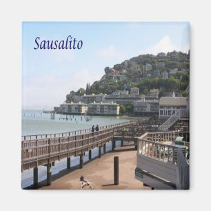 Aimant ZUS195 SAUSALITO, Californie, Amérique, réfrigérat