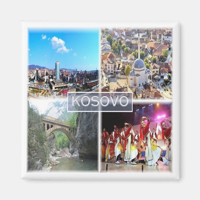 Aimant zXK005 KOSOVO, Europe, Frigo (Devant)