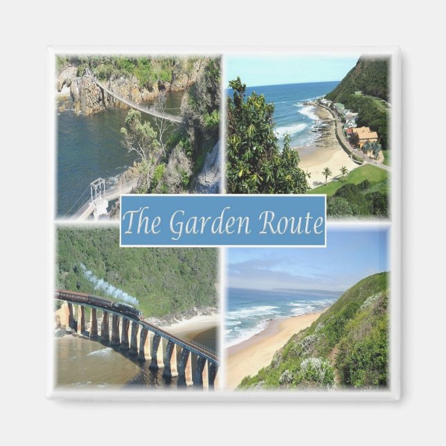 Aimant zZA013 SOUTH AFRICA, Garden Route, Mosaic, Fridge (Devant)