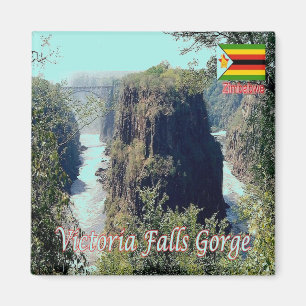 Aimant zZW007 VICTORIA FALLS, GORGE, Zimbabwe, Frigo