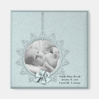 Aimants d'annonce de naissance avec photo de bébé