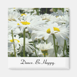 Aimants Danse Soyez Heureux cadeaux de fleurs de m