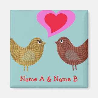 Aimants Oiseaux de l'Amour