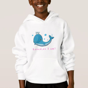 Aimé tel que je suis design de baleine mignon