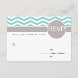 Aimee Chic Chevron RSVP   sarcelle