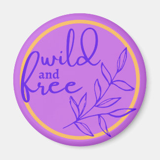 Aimée et Libre Magnet Violet