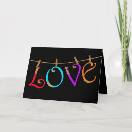 Aimer carte romantique mignonne