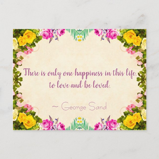 Aimer et être aimé Carte postale (Devant)