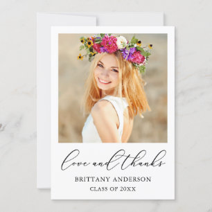 Aimer et Merci Calligraphie Enk Script Graduation