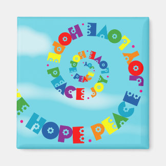 Aimer Hope Peace Joy Magnet